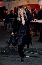 MILEY CYRUS Leaves Tom Ford Fashion Show in New York 09/09/2019
