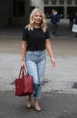 MOLLIE KING Leaves BBC Studios in London 09/09/2019