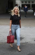 MOLLIE KING Leaves BBC Studios in London 09/09/2019