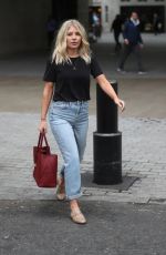 MOLLIE KING Leaves BBC Studios in London 09/09/2019