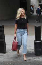 MOLLIE KING Leaves BBC Studios in London 09/09/2019