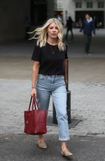 MOLLIE KING Leaves BBC Studios in London 09/09/2019