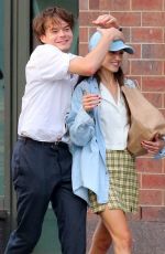 NATALIA DYER and Charlie Heaton Out for Lunch in New York 09/01/2019