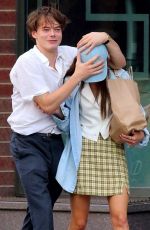 NATALIA DYER and Charlie Heaton Out for Lunch in New York 09/01/2019