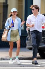 NATALIA DYER and Charlie Heaton Out for Lunch in New York 09/01/2019