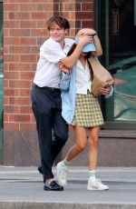 NATALIA DYER and Charlie Heaton Out for Lunch in New York 09/01/2019