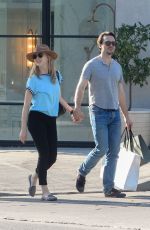 NATALIE DORMER and David Oakes Shopping on Melrose Place in West Hollywood 09/12/2019