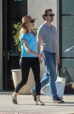 NATALIE DORMER and David Oakes Shopping on Melrose Place in West Hollywood 09/12/2019