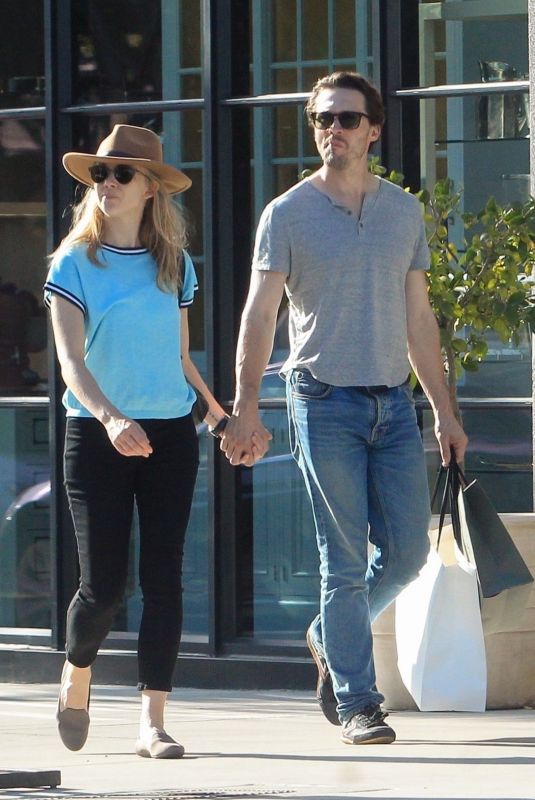 NATALIE DORMER and David Oakes Shopping on Melrose Place in West Hollywood 09/12/2019