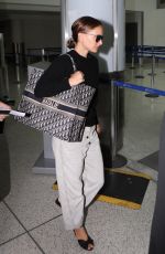 NATALIE PORTMAN at Airport in Toronto 09/10/2019