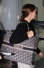 NATALIE PORTMAN at Airport in Toronto 09/10/2019