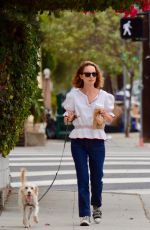 NATALIE PORTMAN Out with Her Dog in Los Feliz 09/26/2019