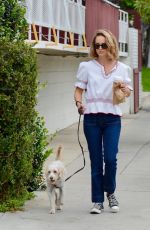 NATALIE PORTMAN Out with Her Dog in Los Feliz 09/26/2019