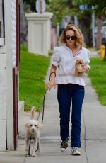 NATALIE PORTMAN Out with Her Dog in Los Feliz 09/26/2019