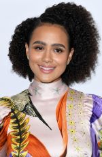 NATHALIE EMMANUEL at Bafta LA + BBC America TV Tea Party 09/21/2019