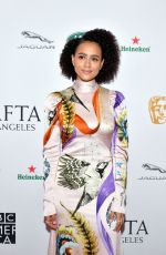NATHALIE EMMANUEL at Bafta LA + BBC America TV Tea Party 09/21/2019