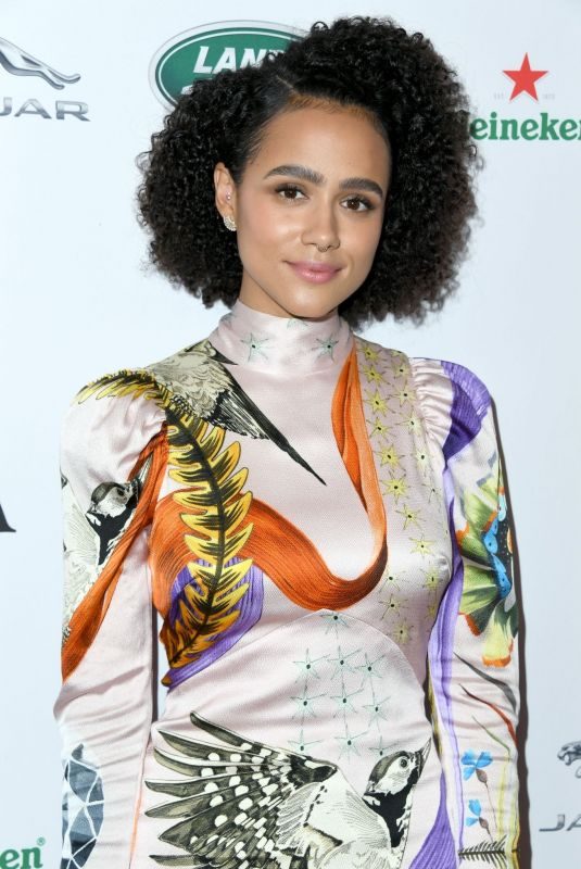 NATHALIE EMMANUEL at Bafta LA + BBC America TV Tea Party 09/21/2019