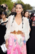 NATHALIE EMMANUEL at Valentino Fashion Show at PFW in Paris 09/29/2019