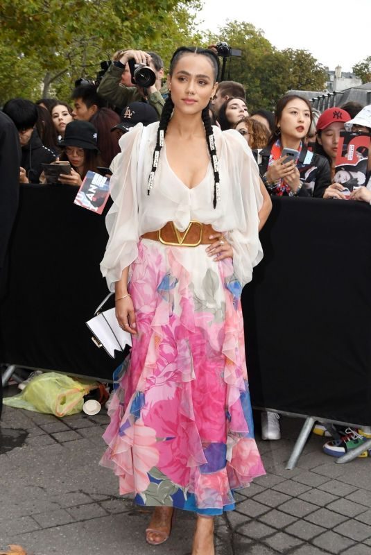 NATHALIE EMMANUEL at Valentino Fashion Show at PFW in Paris 09/29/2019