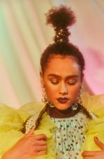 NATHALIE EMMANUEL in Nylon Magazine, September 2019