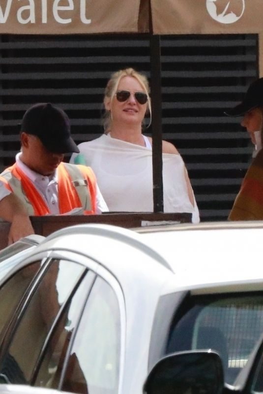 NICOLLETTE SHERIDAN Out for Lunch at Nobu in Malibu 09/22/2019