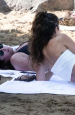 NIKKI REED and Ian Somerhalder at a Beach in Ibiza 09/19/2019