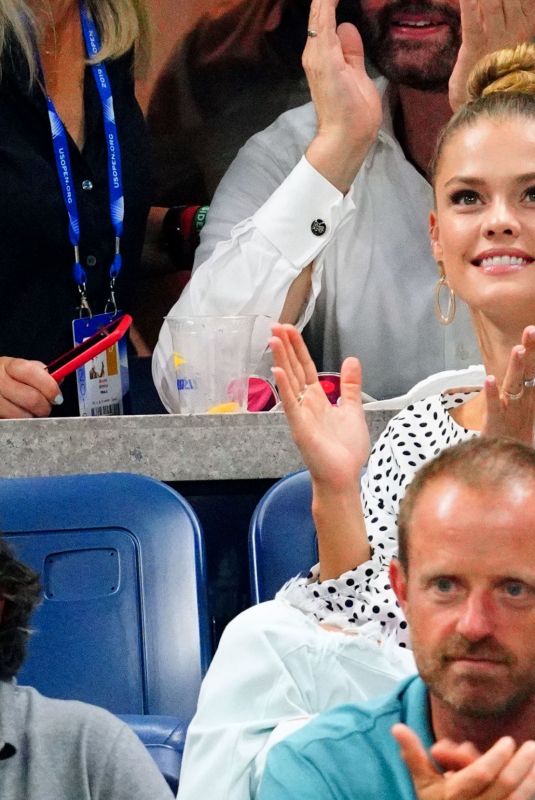 NINA AGDAL at US Open 2019 in New York 09/04/2019