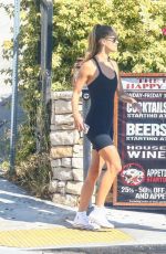 NINA AGDAL in Tights Out in West Hollywood 09/17/2019