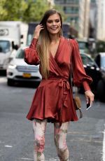 NINA AGDAL Out at 2019 New York Fashion Week 09/09/2019