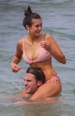 NINA DOBREV in Bikini at a Beach in Maui 08/31/2019