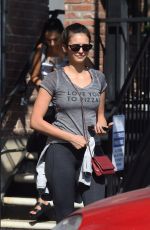 NINA DOBREV Leaves a Gym in West Hollywood 09/10/2019