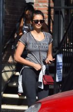 NINA DOBREV Leaves a Gym in West Hollywood 09/10/2019