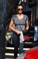 NINA DOBREV Leaves a Gym in West Hollywood 09/10/2019