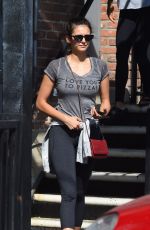 NINA DOBREV Leaves a Gym in West Hollywood 09/10/2019