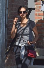 NINA DOBREV Leaves a Gym in West Hollywood 09/10/2019