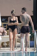 OLIVIA ATTWOOD in Bikini at a Pool in Marbella 09/18/2019