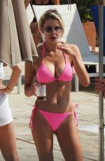 OLIVIA ATTWOOD in Bikini on the Set of The Only Way Is Essex in Marbella 09/18/2019
