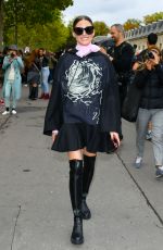 OLIVIA CULPO at Valentino Fashion Show in Paris 09/29/2019