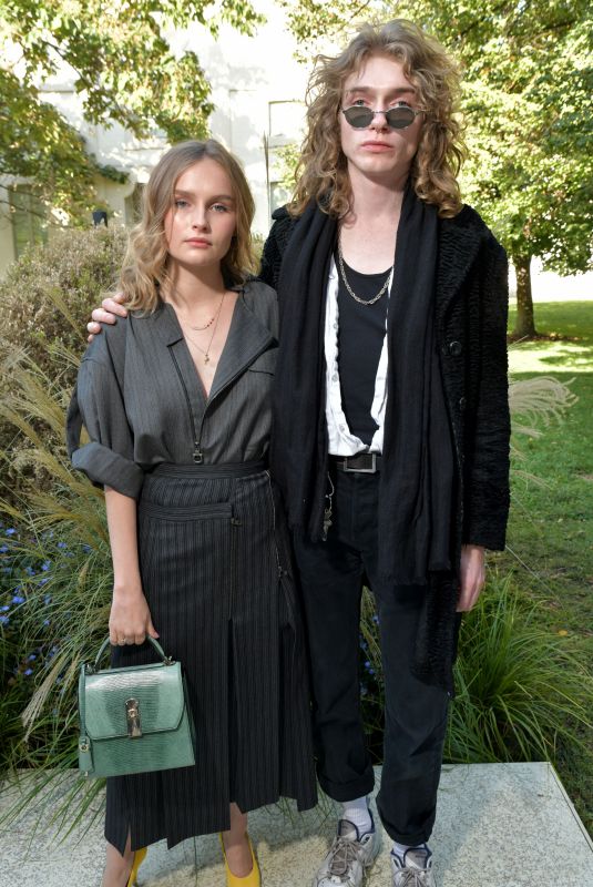 OLIVIA DEJONGE at Salvatore Ferragamo Fashion Show at MFW in Milan 09/21/2019