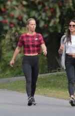 OLIVIA MUNN Out with Her Trainer in Montreal 09/22/2019