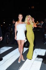 PARIS and NICKY HILTON Arrive at Plaza Hotel in New York 09/06/2019