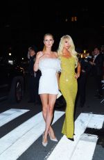 PARIS and NICKY HILTON Arrive at Plaza Hotel in New York 09/06/2019