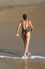 PAULA PATTON in Swimsuit on the Beach in Malibu 09/23/2019