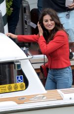 PENELOPE CRUZ in Denim Out in Venice 09/02/2019