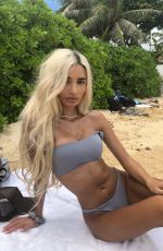 PIA MIA PEREZ in Bikini at a Beach - Instagram Photos 09/25/2019
