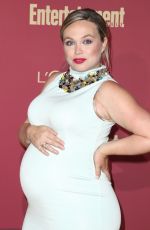 Pregnant AMANDA FULLER at 2019 Entertainment Weekly and L