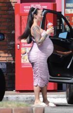 Pregnant AMBER ROSE Out in Studio City 09/01/2019