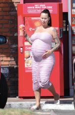 Pregnant AMBER ROSE Out in Studio City 09/01/2019