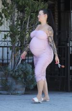 Pregnant AMBER ROSE Out in Studio City 09/01/2019