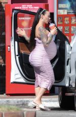 Pregnant AMBER ROSE Out in Studio City 09/01/2019